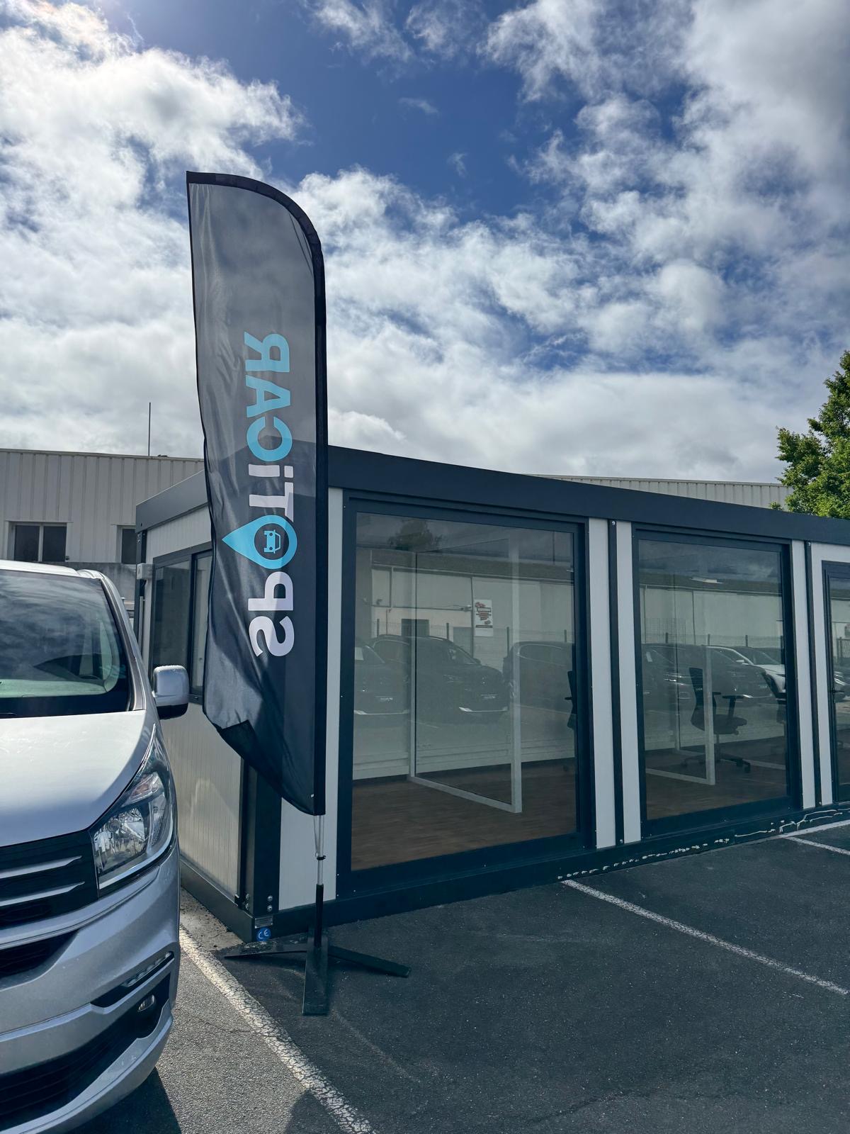 Exterieur des bureaux modulaires